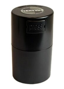 iolite tvc-006 black solid vitavac - pocketvac container