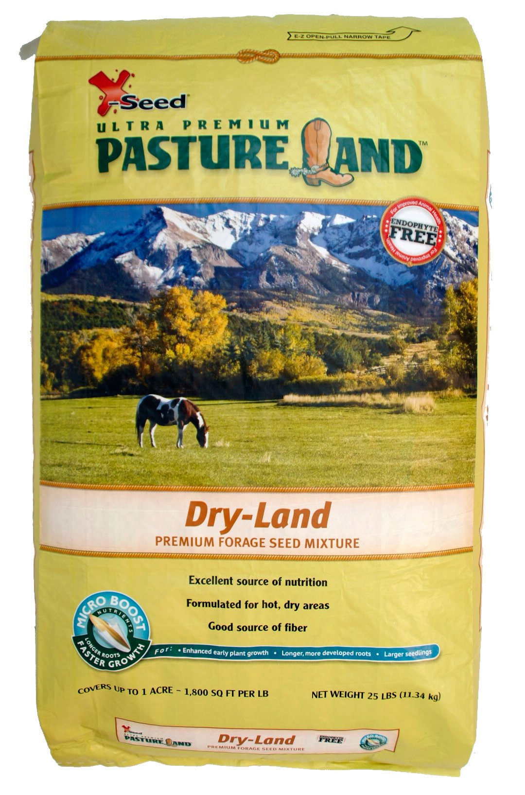 X-Seed 440FS0010UCT185 Dry-Land Mixture Pasture Forage Seed, 25-Pound,Yellow
