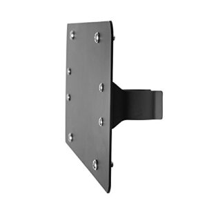 Smittybilt 4432 License Plate Mount Bracket for Roller Fairlead , Black