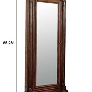Hooker Furniture Seven Seas Jewelry Armoire with Mirror in Cherry
