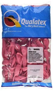 qualatex 5" rose latex balloons (100ct)