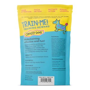 Crazy Dog Train-Me! Training Reward Dog Treats 16 Oz.,Chicken Regular