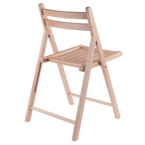 Robin 4-PC Folding Chair Set - Parent,Natural Finish, Set of 4, Wood