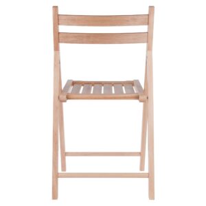 Robin 4-PC Folding Chair Set - Parent,Natural Finish, Set of 4, Wood