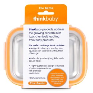 Thinkbaby BPA Free Bento Box (Orange)