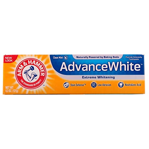 ARM & HAMMER Advance White Baking Soda & Peroxide Toothpaste, Extreme Whitening 4.3 oz