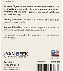 VAN BEEK Synacore Digestive Support for Dogs, 30-Pack