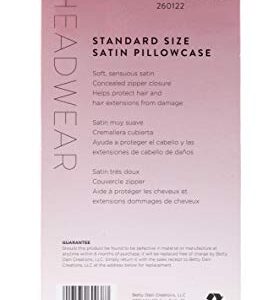 Betty Dain Satin Pillowcase, White, 0.21-Pound