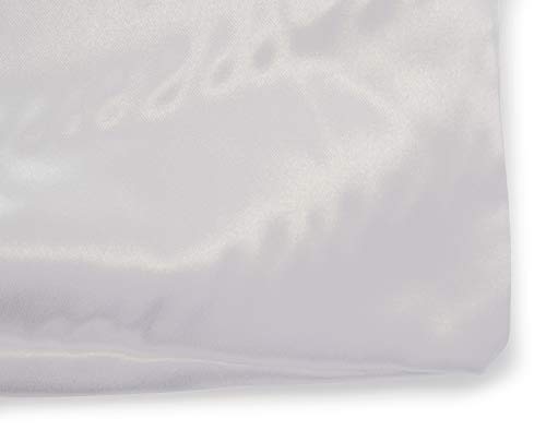 Betty Dain Satin Pillowcase, White, 0.21-Pound