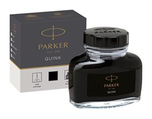 parker quink ink bottle, black, 57 ml (1950375)
