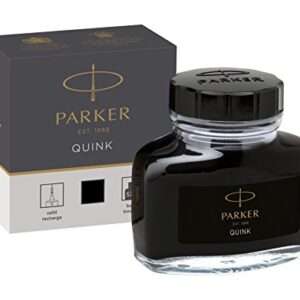 Parker Quink Ink Bottle, Black, 57 ml (1950375)