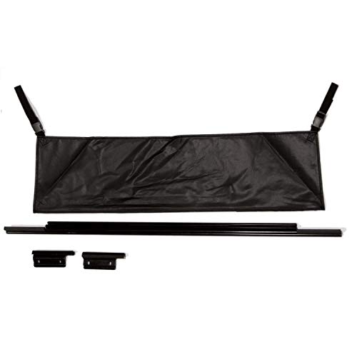 Rampage Rear Tailgate Tonneau Bar Kit | Black | 77015 | Fits 1987 - 2006 Jeep Wrangler YJ & TJ