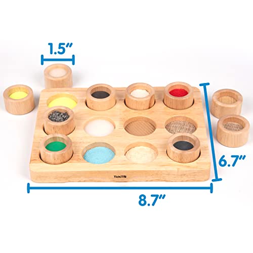 TickiT Touch & Match Board - Toddler Sensory Exploration - Special Educational Needs - Tactile Board - Touch & Feel