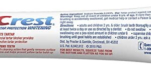 Crest Tartar Protection Whitening Cool Mint Paste Anticavity Toothpaste 8.2 Ounce Tube (Pack of 4)