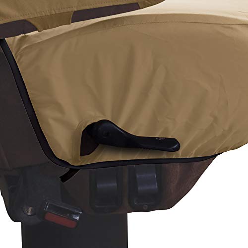 Classic Accessories Over Drive RV Captain Seat Cover, Motorhome Seat Cover, 23.5"W x 23.5"H, Tan/Beige