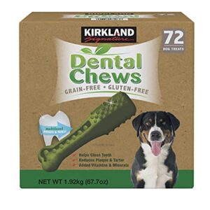 kirkland signature dental chews plus glucosamine & omega 3 & 6 fatty acids, chicken flavored