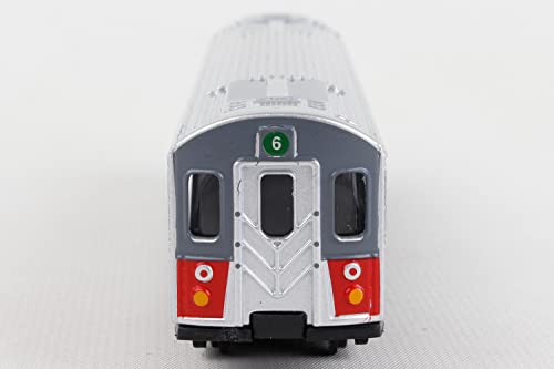 Daron MTA Diecast Subway Car Silver Medium