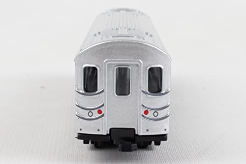 Daron MTA Diecast Subway Car Silver Medium