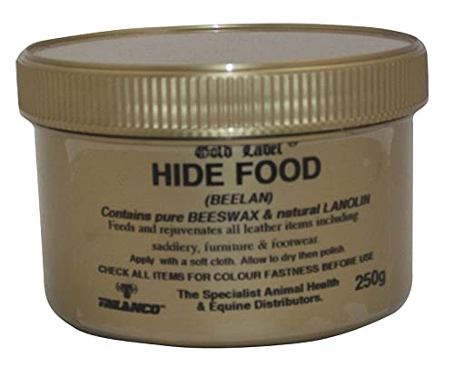 Gold Label Hide Food 250g Horse Riding Leather Care Equine