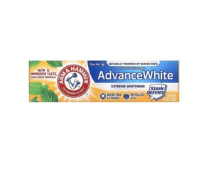 arm & hammer advance white baking soda & peroxide toothpaste, extreme whitening 4.3 oz