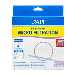 API FILSTAR XP MICROFILTRATION Aquarium Canister Filter Filtration Pads 3-Count, FILSTAR MICRO FILTRATION PADS