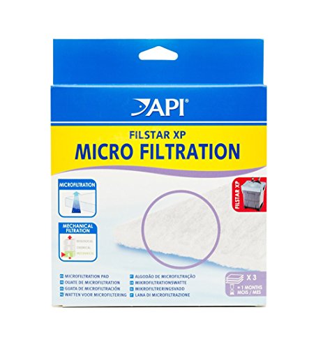 API FILSTAR XP MICROFILTRATION Aquarium Canister Filter Filtration Pads 3-Count, FILSTAR MICRO FILTRATION PADS