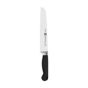 zwilling pure bread knife, 8-inch, black
