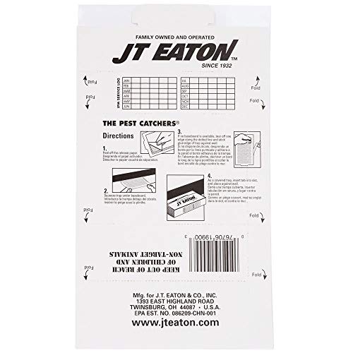 JT Eaton 198-12 Stick-Em Pest Catcher, White