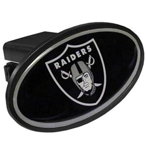 nfl oakland raiders plastic logo hitch cover, class iii