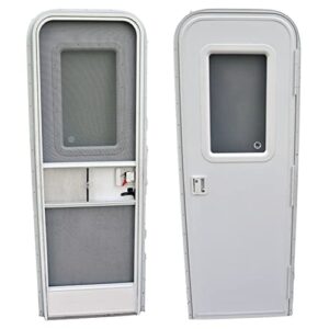 ap products 015-205998 polar white rv entrance door