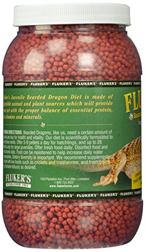 Fluker's 76031 Juvenile Bearded Dragon Diet Food, 5oz