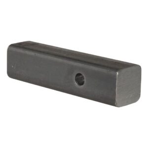 CURT 49537 2-Inch x 8-Inch Weld-On Raw Steel Trailer Hitch Bar Shank