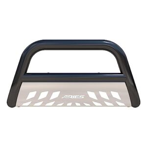 ARIES B35-4010 2-1/2-Inch Black Steel Bull Bar, Select Chevrolet Colorado, GMC Canyon