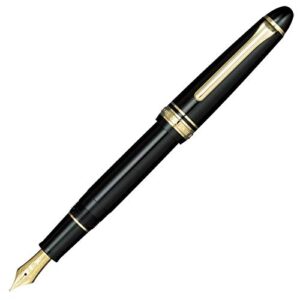 sailor 11-1219-720 fountain pen, pro fit standard, black, zoom