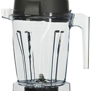 Vitamix 15255 Tritan Copolyester Containers with Wet Blade and Lid,Clear 48oz