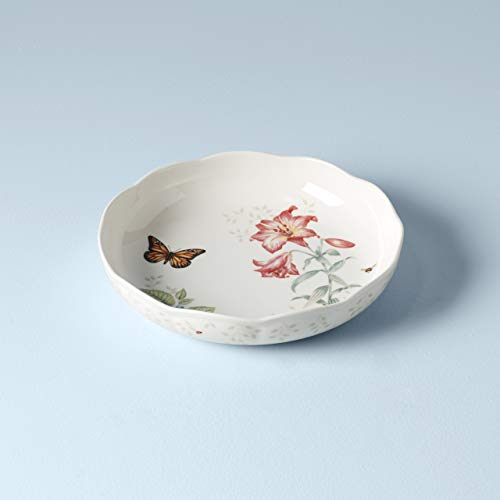 Lenox Butterfly Meadow Low Serve Bowl, White -