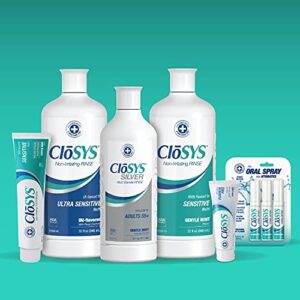 CloSYS Fluoride Toothpaste, 7 Ounce, Gentle Mint, Whitening, Enamel Protection, Sulfate Free