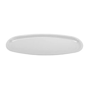 g.e.t. op-624-w melamine oval serving platter, 23.25" x 16.75", white