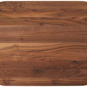 John Boos Block WAL-MN2418150-SM Carving Collection Pyramid Design Reversible Walnut Cutting Board with Juice Groove, 24 Inches x 18 Inches x 1.5 Inches