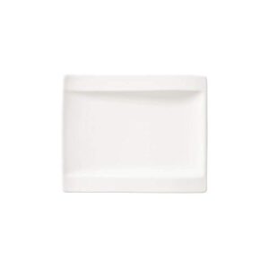 villeroy & boch new wave b&b appetizer plate, 7 x 6 in, white