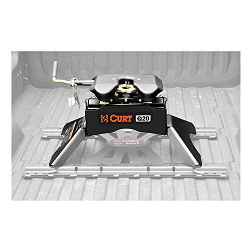 CURT 16130 Q20 5th Wheel Hitch, 20,000 lbs