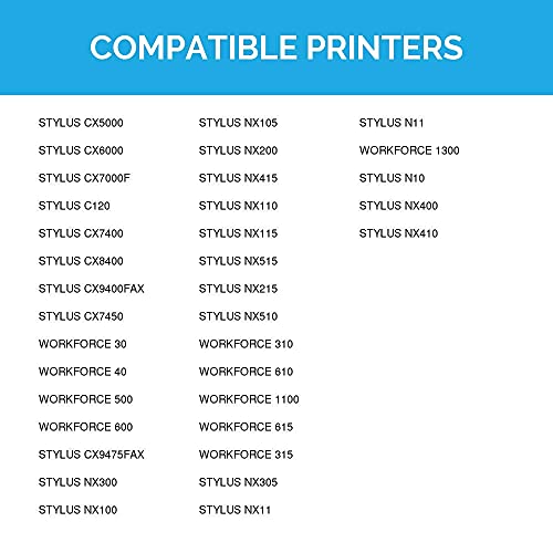 LD Products Remanufactured Ink Cartridge Replacement for Epson 68 & 69 (2 Black, 1 Cyan, 1 Magenta, 1 Yellow, 5-Pack)