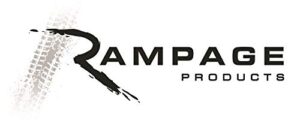 rampage locking hood catch upgrade kit | pair, black powder coat | 76336 | fits 2007 - 2018 jeep wrangler jk