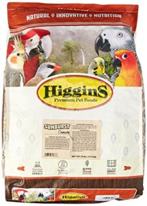 higgins 466185 higg sunburst food for conure, 25-pound