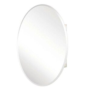 pegasus sp4583 36-inch by 24-inch surface or recessed mount oval beveled mirror medicine cabinet, clear