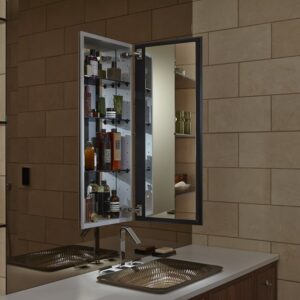 KOHLER 540479 Catalan Medicine Cabinet, Satin Anodized Aluminum