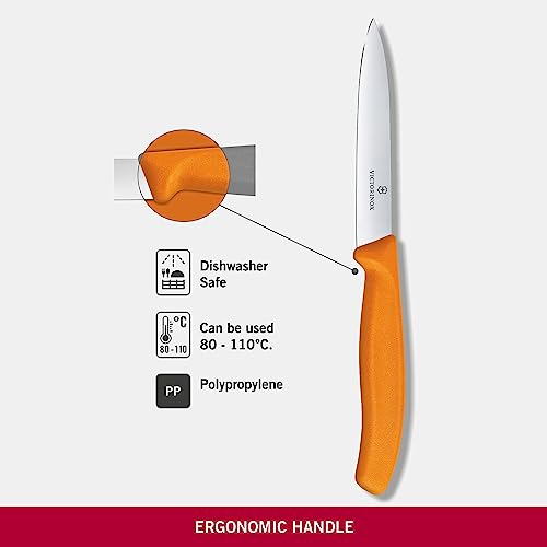 Victorinox Swiss Classic Paring Knife, 3.9 inches, Orange