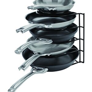 Rubbermaid Pan Organizer, Cookware Rack, Black