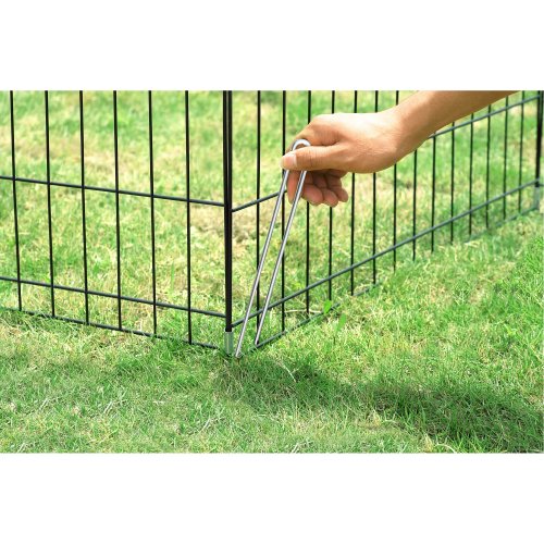 Pet Trex 24" Exercise Playpen for Dogs Eight 24" x 24" High Panels with Gate