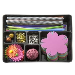 Officemate OIC, Achieva 30% Post Consumer Plastic Recycled Deep Drawer Tray, 15-1/8 X 11-1/2 X 2-1/4 in, Black